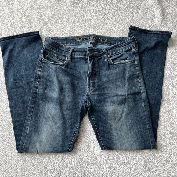 AE Men’s Original Straight Jeans - Picture 3 of 7